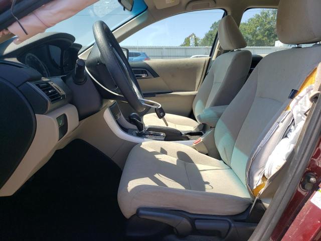 1HGCR2F32DA067734 - 2013 HONDA ACCORD LX BURGUNDY photo 7