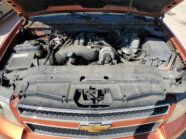 3GNEC12J57G241185 - 2007 CHEVROLET AVALANCHE C1500 ORANGE photo 11