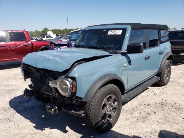 1FMDE5BH3NLB27295 - 2022 FORD BRONCO BASE BLUE photo 1