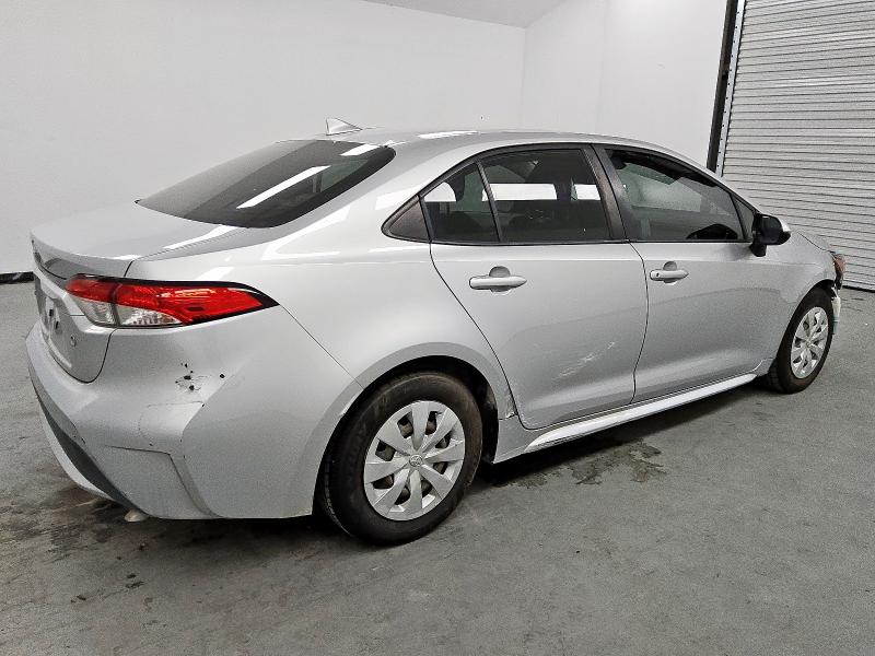 JTDDPRAEXLJ099694 - 2020 TOYOTA COROLLA L SILVER photo 3