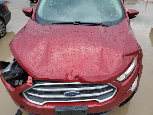 MAJ3S2GE4KC308493 - 2019 FORD ECOSPORT SE RED photo 11