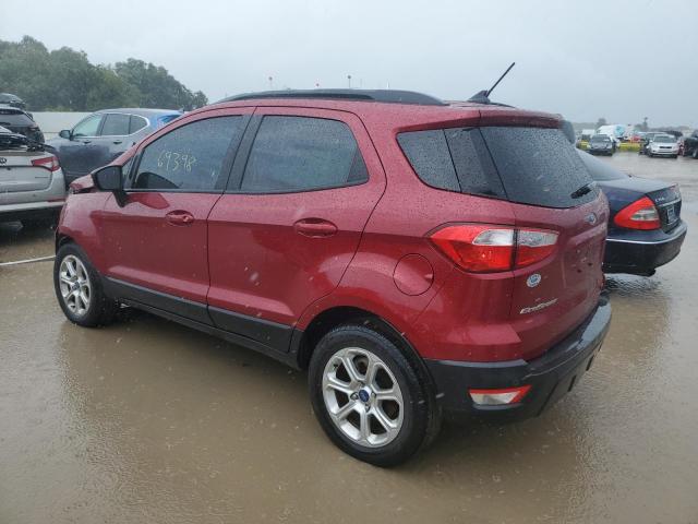 MAJ3S2GE4KC308493 - 2019 FORD ECOSPORT SE RED photo 2