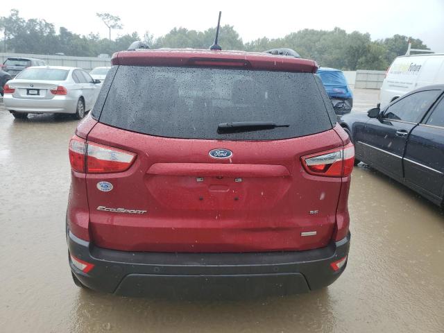 MAJ3S2GE4KC308493 - 2019 FORD ECOSPORT SE RED photo 6