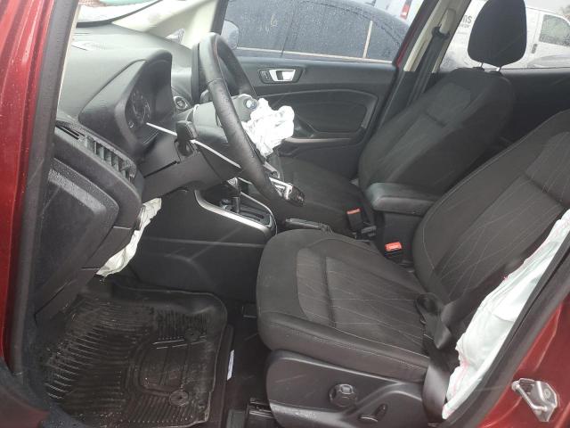 MAJ3S2GE4KC308493 - 2019 FORD ECOSPORT SE RED photo 7