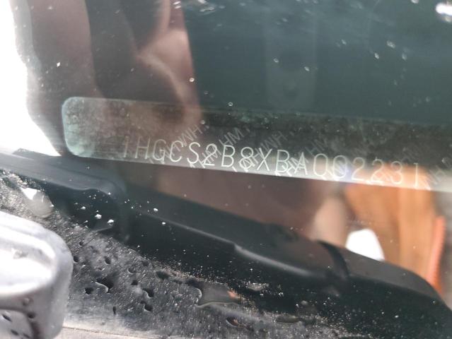 1HGCS2B8XBA002231 - 2011 HONDA ACCORD EXL Blau Foto 12