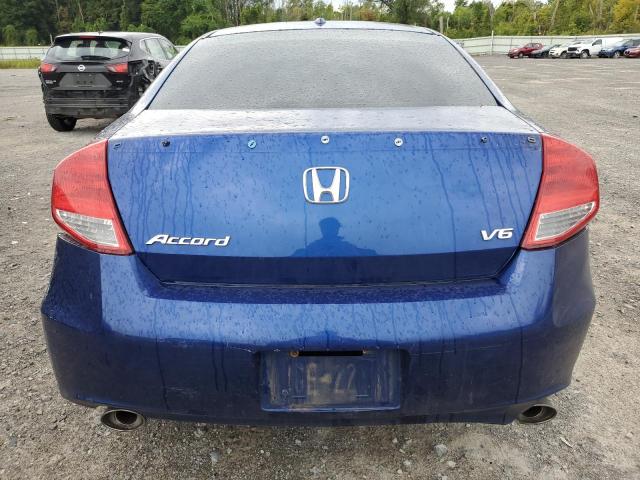 1HGCS2B8XBA002231 - 2011 HONDA ACCORD EXL Blau Foto 6