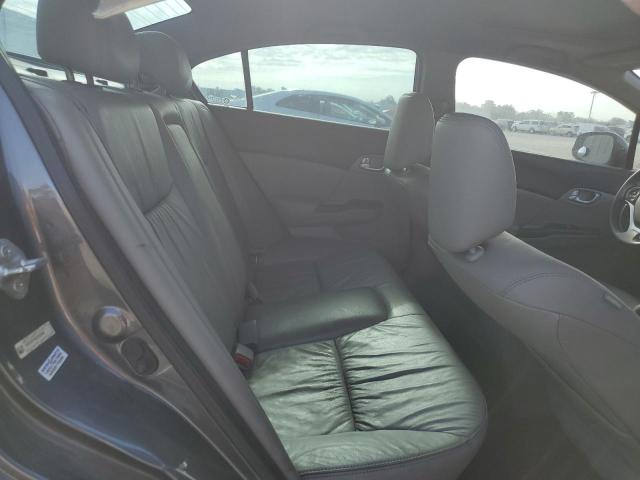 19XFB2F9XCE026607 - 2012 HONDA CIVIC EXL ნაცრისფერი ფოტო 10