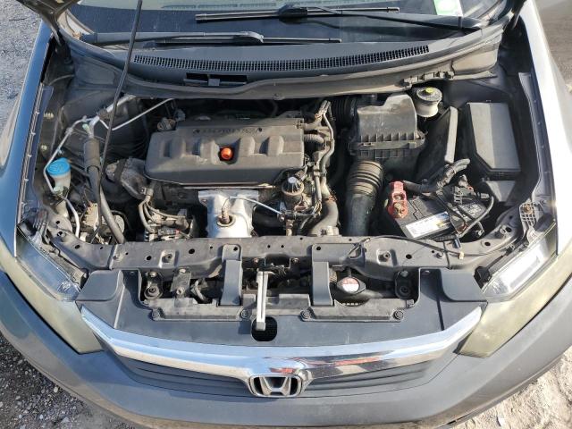 19XFB2F9XCE026607 - 2012 HONDA CIVIC EXL ნაცრისფერი ფოტო 11