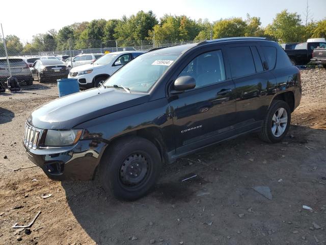 1C4NJDBB1ED880246 - 2014 JEEP COMPASS SPORT BLACK photo 1