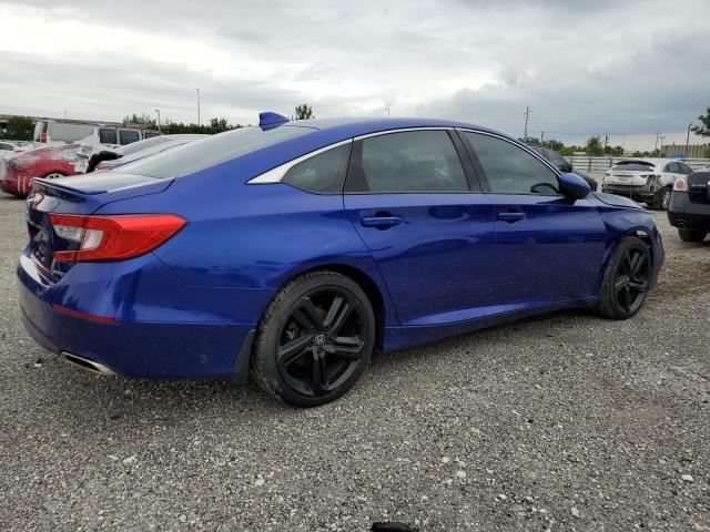 1HGCV1F31KA018902 - 2019 HONDA ACCORD SPORT BLUE photo 3