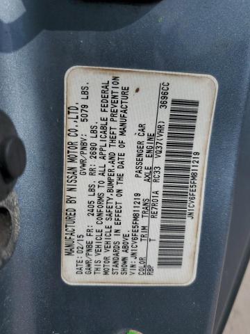 JN1CV6FE5FM811219 - 2015 INFINITI Q60 BASE BLUE photo 13