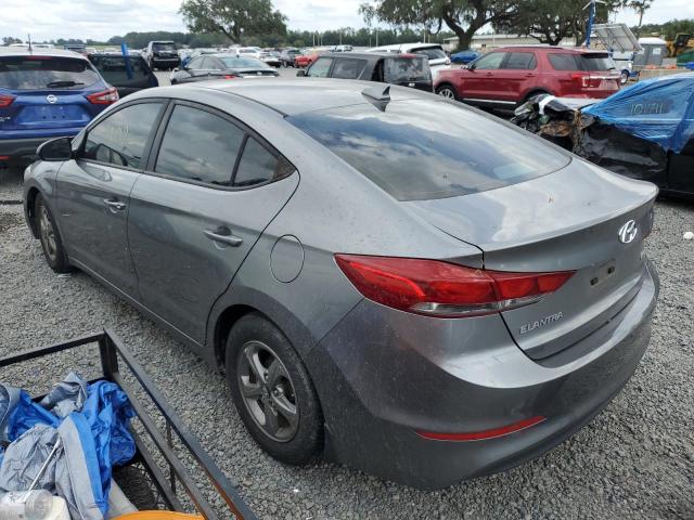 5NPD94LA9JH320361 - 2018 HYUNDAI ELANTRA ECO GRAY photo 2