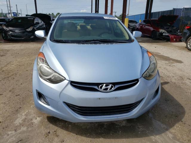 KMHDH4AE1BU134356 - 2011 HYUNDAI ELANTRA GLS BLUE photo 5