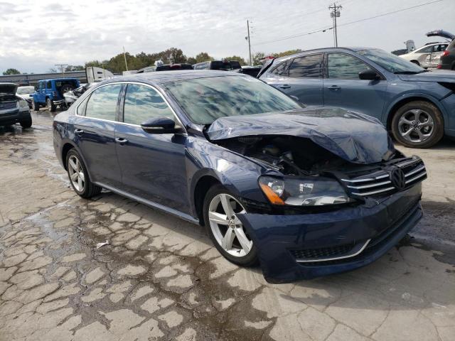 1VWBH7A36CC050033 - 2012 VOLKSWAGEN PASSAT SE BLUE photo 4