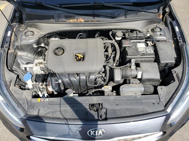 3KPF24AD8KE045517 - 2019 KIA FORTE FE GRAY photo 11