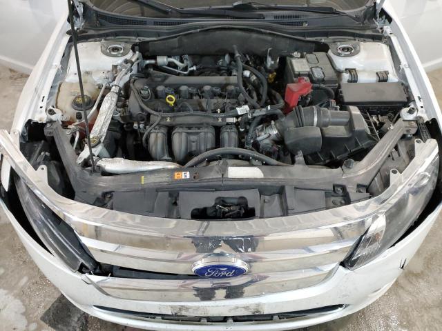 3FAHP0JA2CR256706 - 2012 FORD FUSION SEL WHITE photo 11