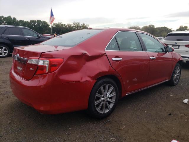 4T4BF1FK7CR206291 - 2012 TOYOTA CAMRY BASE RED photo 3