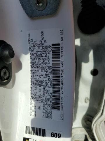 3TMJU4GN3CM132141 - 2012 TOYOTA TACOMA DOUBLE CAB PRERUNNER WHITE photo 12