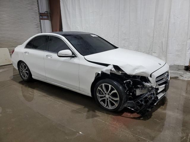 55SWF4KB8FU069056 - 2015 MERCEDES-BENZ C 300 4MATIC WHITE photo 4