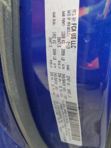 2C4RC1EGXKR652434 - 2019 CHRYSLER PACIFICA TOURING L PLUS BLUE photo 13