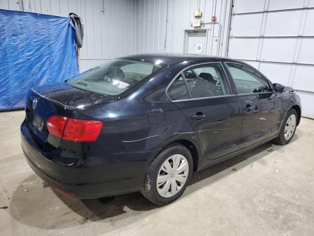 3VW1K7AJ2CM388099 - 2012 VOLKSWAGEN JETTA BASE BLACK photo 3