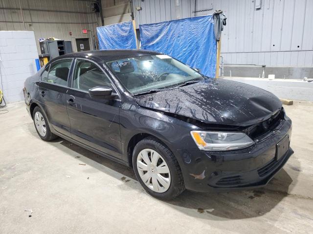 3VW1K7AJ2CM388099 - 2012 VOLKSWAGEN JETTA BASE BLACK photo 4