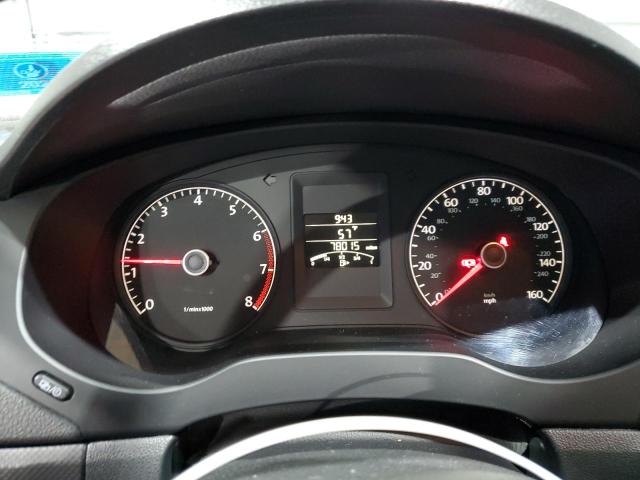 3VW1K7AJ2CM388099 - 2012 VOLKSWAGEN JETTA BASE BLACK photo 9