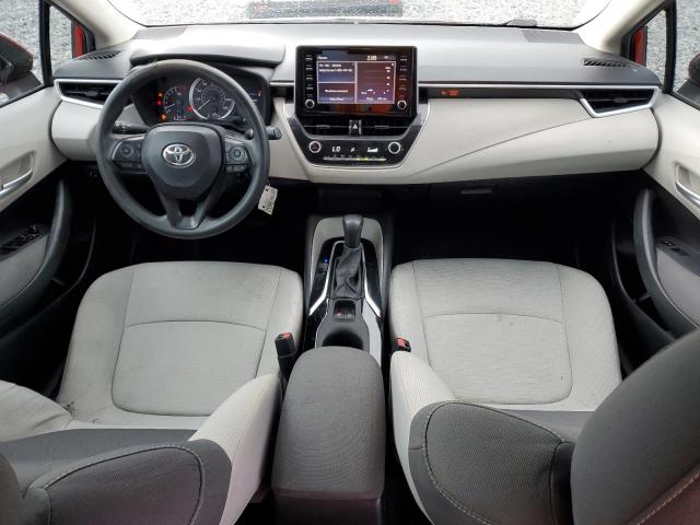 5YFEPRAE1LP049265 - 2020 TOYOTA COROLLA LE RED photo 8