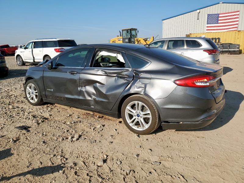 3FA6P0LU0JR176641 - 2018 FORD FUSION SE HYBRID Graphit Foto 2