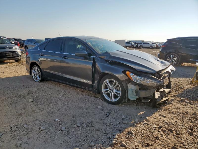 3FA6P0LU0JR176641 - 2018 FORD FUSION SE HYBRID Graphit Foto 4