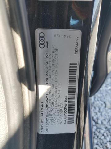 WAUGFAFC0FN014445 - 2015 AUDI A6 PREMIUM PLUS BLACK photo 12