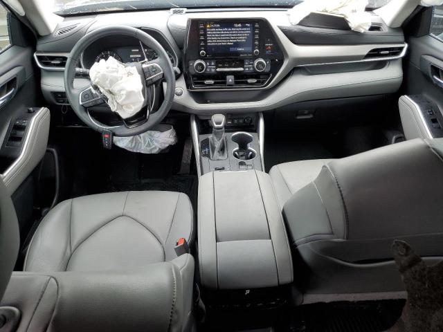 5TDHZRAH5LS504837 - 2020 TOYOTA HIGHLANDER XLE GRAY photo 8