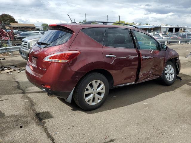 JN8AZ1MW6BW173699 - 2011 NISSAN MURANO S RED photo 3