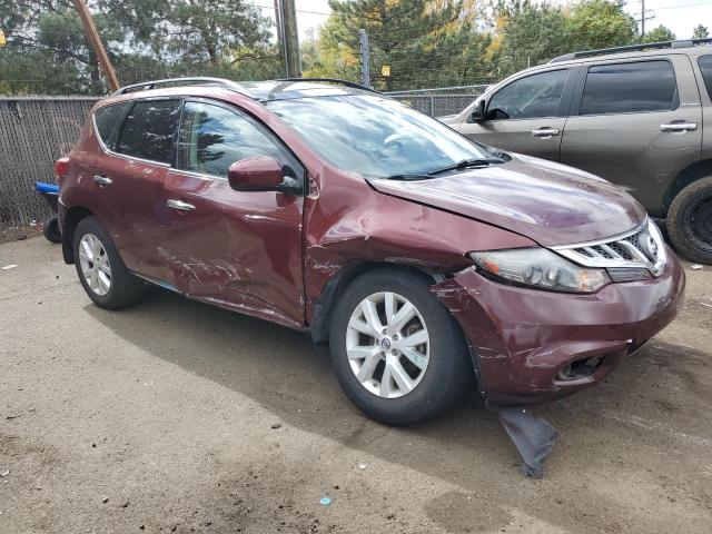 JN8AZ1MW6BW173699 - 2011 NISSAN MURANO S RED photo 4