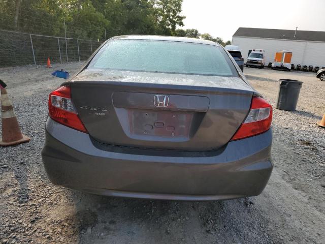 19XFB2F58CE099228 - 2012 HONDA CIVIC LX GRAY photo 6