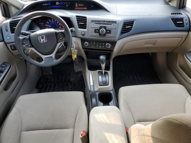 19XFB2F58CE099228 - 2012 HONDA CIVIC LX GRAY photo 8