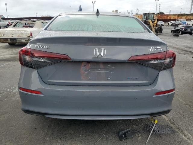 2HGFE4F84SH345659 - 2025 HONDA CIVIC SPORT GRAY photo 6