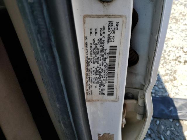 5TEGN92N04Z398555 - 2004 TOYOTA TACOMA DOUBLE CAB PRERUNNER WHITE photo 13
