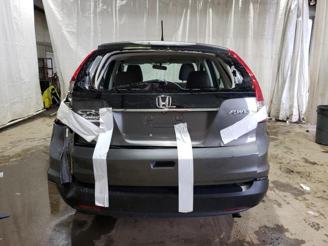 2HKRM4H31EH617273 - 2014 HONDA CR-V LX GRAY photo 6