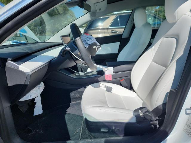 5YJ3E1EB8LF712910 - 2020 TESLA MODEL 3 Blanco foto 7
