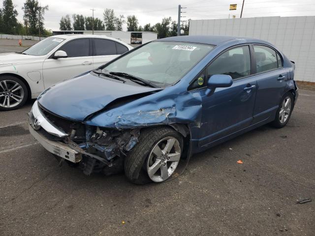 19XFA16629E016133 - 2009 HONDA CIVIC LX-S ლურჯი ფოტო 1