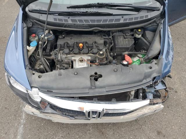 19XFA16629E016133 - 2009 HONDA CIVIC LX-S ლურჯი ფოტო 11