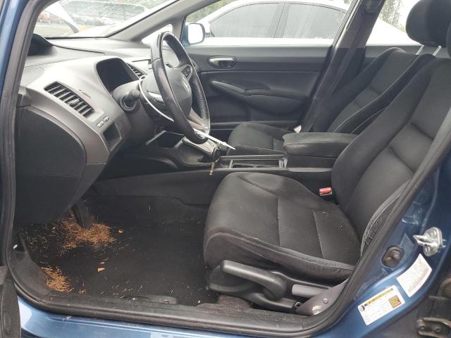 19XFA16629E016133 - 2009 HONDA CIVIC LX-S ლურჯი ფოტო 7