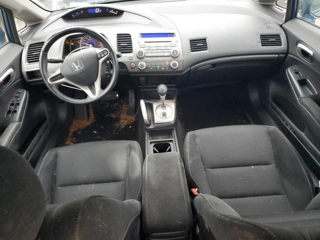 19XFA16629E016133 - 2009 HONDA CIVIC LX-S ლურჯი ფოტო 8