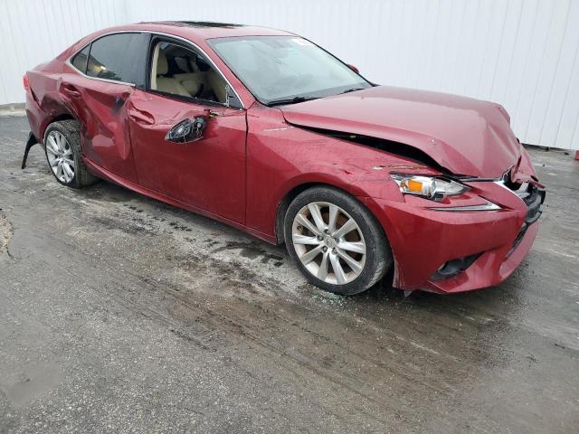 JTHBF1D23E5040784 - 2014 LEXUS IS 250 RED photo 4