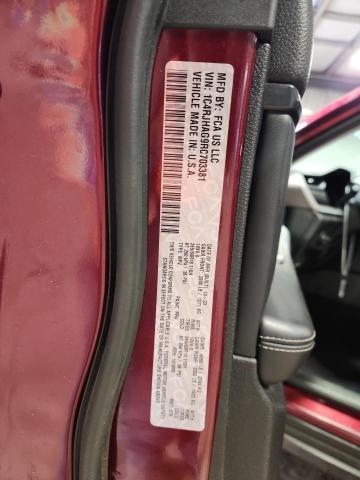 1C4RJHAG9RC703381 - 2024 JEEP GRAND CHER LAREDO 勃艮第红 照片 14