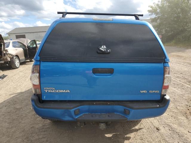 5TELU4EN8AZ706583 - 2010 TOYOTA TACOMA DOUBLE CAB Niebieski zdjęcie 6