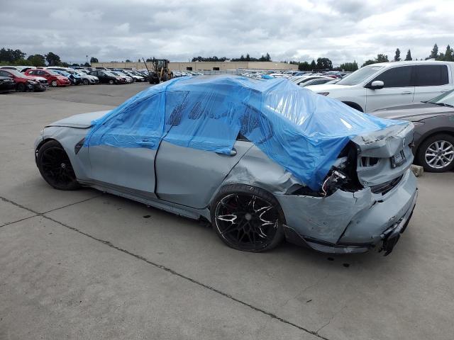WBS43AY07NFM10293 - 2022 BMW M3 COMPETITION ნაცრისფერი ფოტო 2