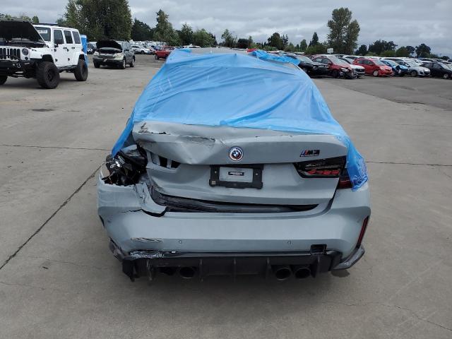 WBS43AY07NFM10293 - 2022 BMW M3 COMPETITION ნაცრისფერი ფოტო 6