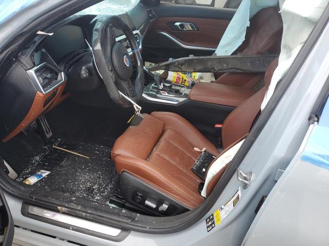 WBS43AY07NFM10293 - 2022 BMW M3 COMPETITION ნაცრისფერი ფოტო 7